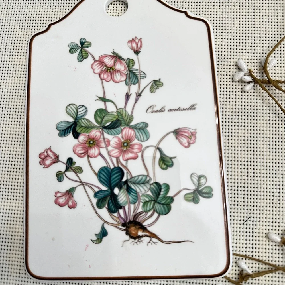 Villeroy & Boch Botanica Vintage Porcelain Cheese &‎ Cracker Board Germany
